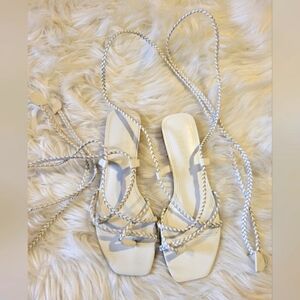 Dondoks Juju Women's Braided Leather Sandals